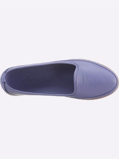 Mocassins Semelle Intérieure Amovible En Cuir - Taille Standard - helline - Kiabi
