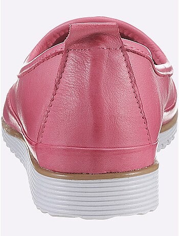 Mocassins Semelle Intérieure Amovible En Cuir - Taille Standard - helline