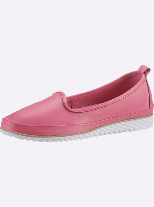 Mocassins Semelle Intérieure Amovible En Cuir - Taille Standard - helline - Kiabi