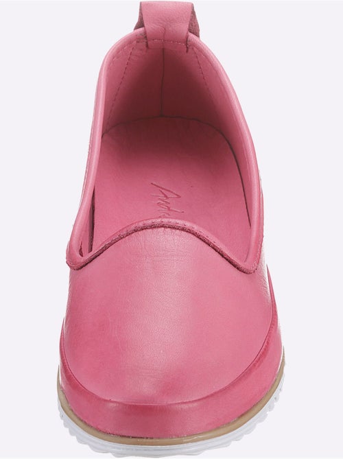 Mocassins Semelle Intérieure Amovible En Cuir - Taille Standard - helline - Kiabi