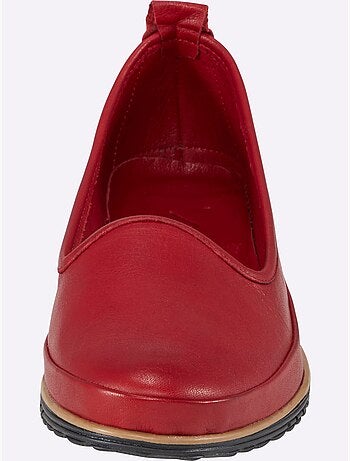 Mocassins Semelle Intérieure Amovible En Cuir - Taille Standard - Helline