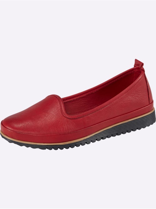 Mocassins Semelle Intérieure Amovible En Cuir - Taille Standard - helline - Kiabi