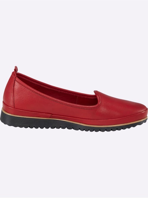 Mocassins Semelle Intérieure Amovible En Cuir - Taille Standard - helline - Kiabi