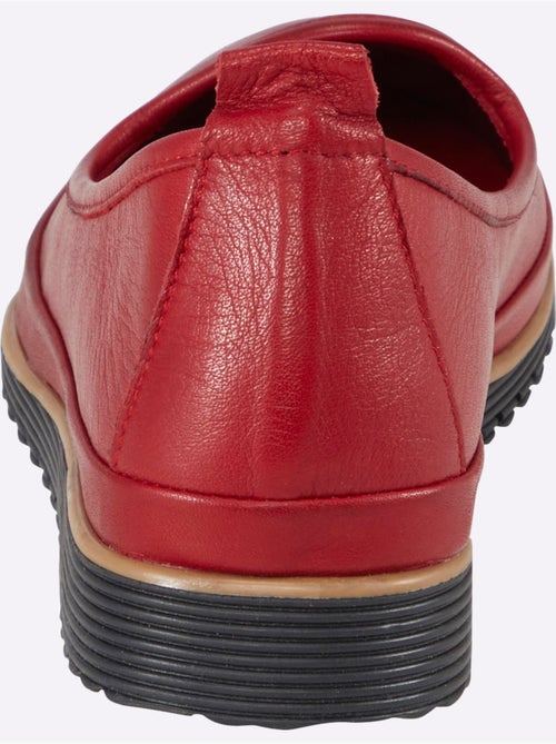 Mocassins Semelle Intérieure Amovible En Cuir - Taille Standard - helline - Kiabi