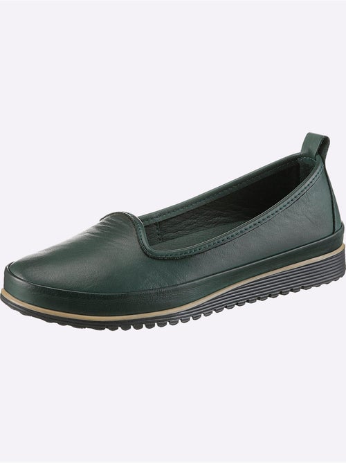 Mocassins Semelle Intérieure Amovible En Cuir - Taille Standard - helline - Kiabi