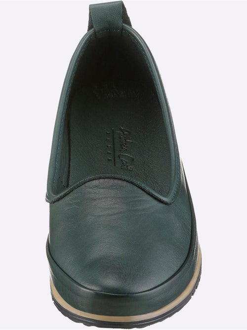Mocassins Semelle Intérieure Amovible En Cuir - Taille Standard - helline - Kiabi