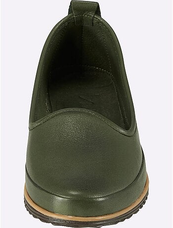 Mocassins Semelle Intérieure Amovible En Cuir - Taille Standard - helline