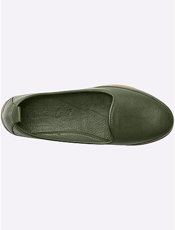 Mocassins Semelle Intérieure Amovible En Cuir - Taille Standard - helline