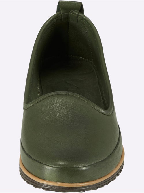 Mocassins Semelle Intérieure Amovible En Cuir - Taille Standard - helline - Kiabi