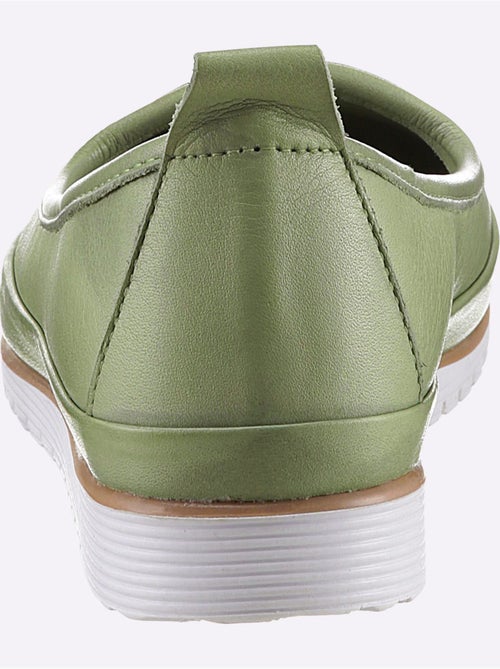 Mocassins Semelle Intérieure Amovible En Cuir - Taille Standard - helline - Kiabi