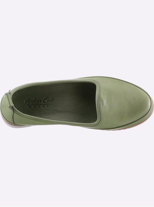 Mocassins Semelle Intérieure Amovible En Cuir - Taille Standard - helline - Kiabi