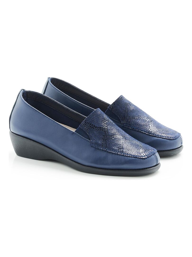 Mocassins souples - Damart Bleu marine - Kiabi