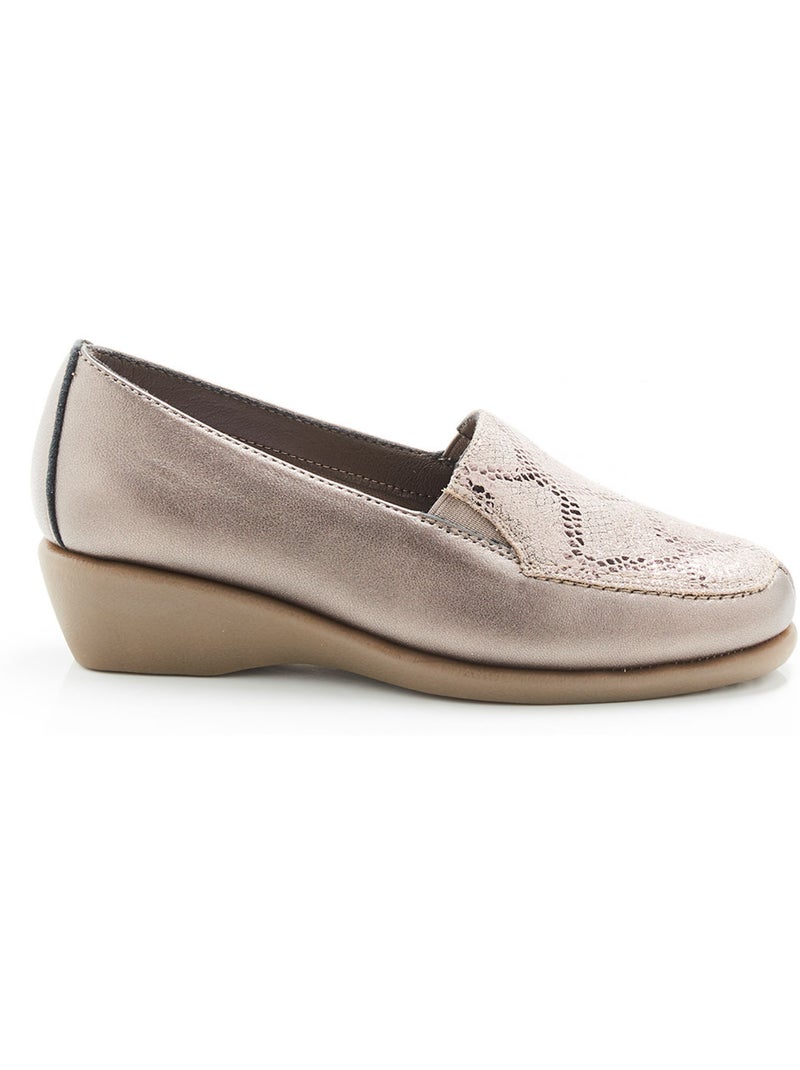 Mocassins souples - Damart Doré - Kiabi