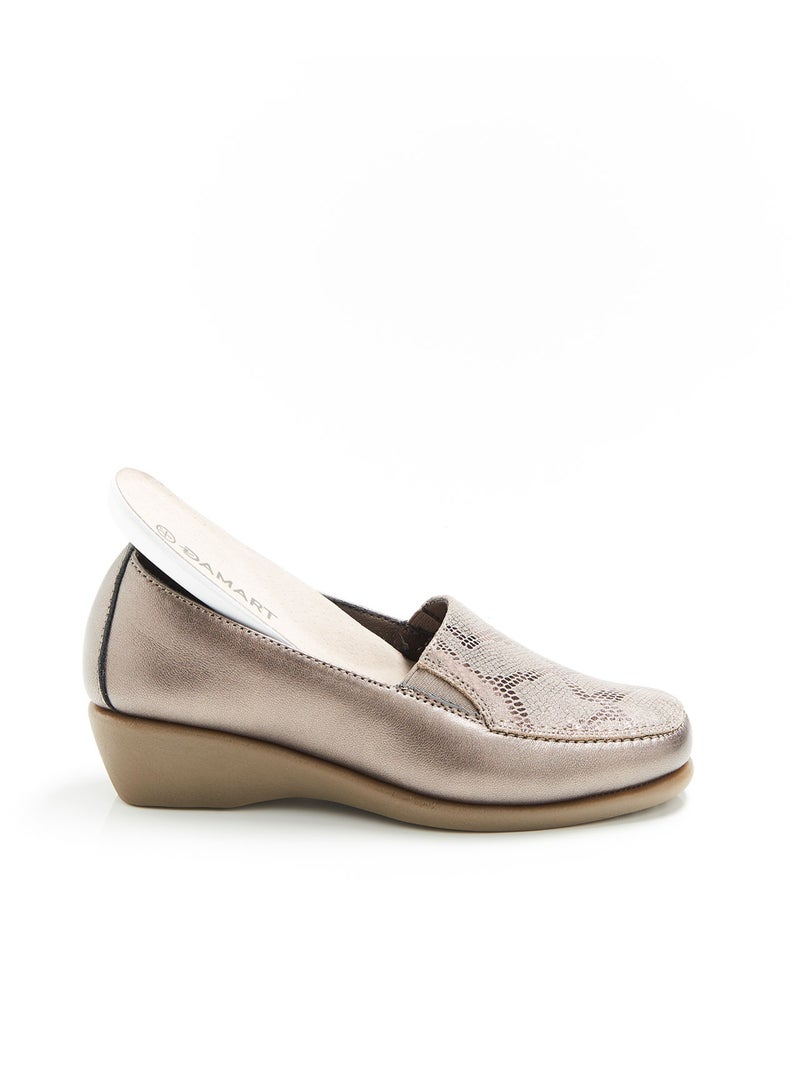Mocassins souples - Damart Marron - Kiabi