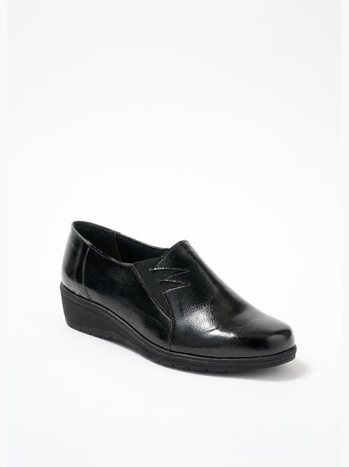Mocassins souples élastiqués largeur confort - Afibel - Kiabi