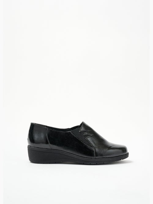 Mocassins souples élastiqués largeur confort - Afibel - Kiabi