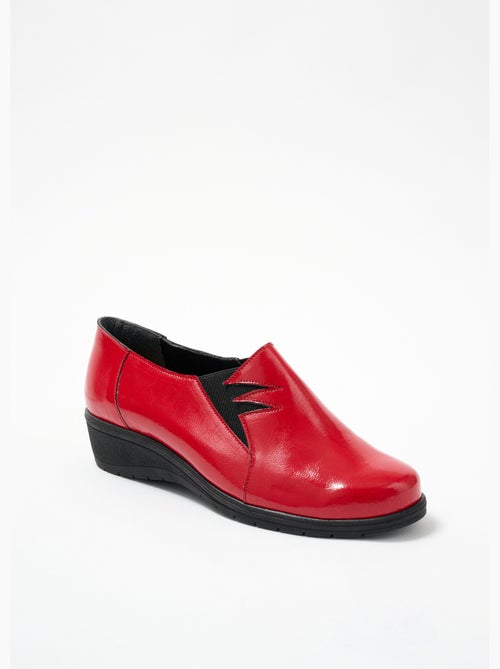 Mocassins souples élastiqués largeur confort - Afibel - Kiabi