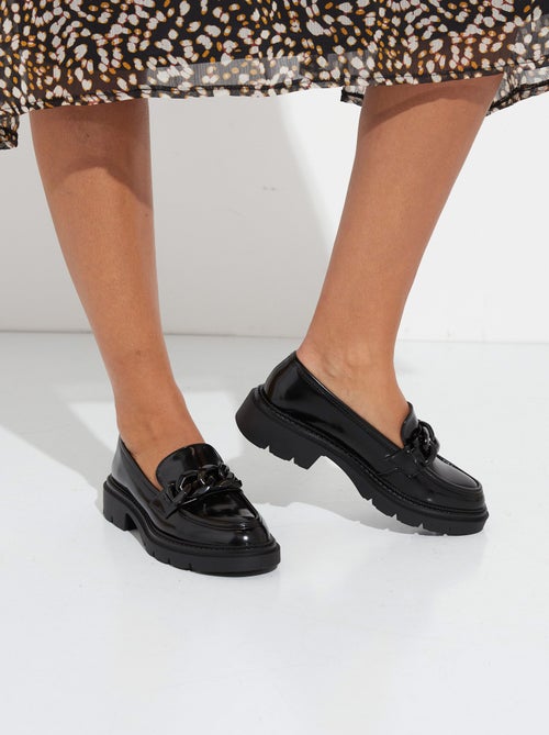 Mocassins style chunky, maillons métal - AFIBEL - Kiabi