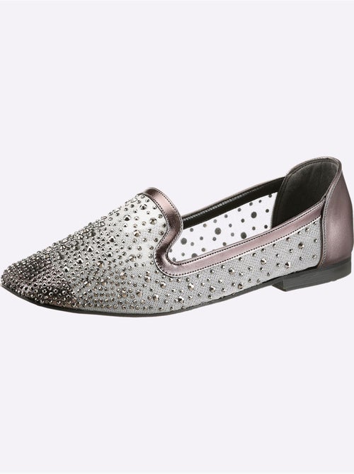 Mocassins Textile - Taille Standard - Helline - Kiabi Mocassins Textile - Taille Standard - Helline - Kiabi