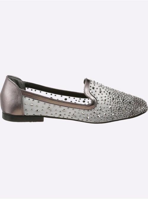 Mocassins Textile - Taille Standard - Helline - Kiabi Mocassins Textile - Taille Standard - Helline - Kiabi