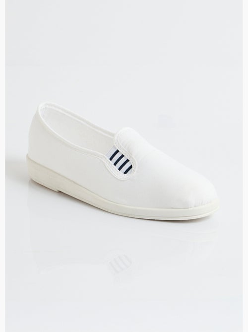 Mocassins toile largeur confort - Afibel - Kiabi Mocassins toile largeur confort - Afibel - Kiabi