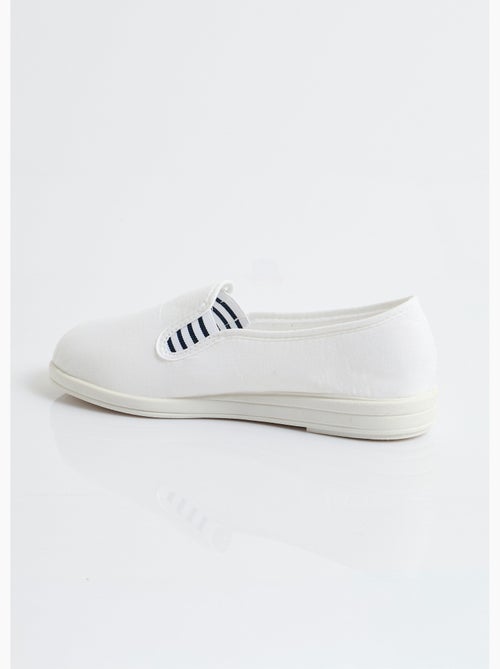 Mocassins toile largeur confort - Afibel - Kiabi Mocassins toile largeur confort - Afibel - Kiabi