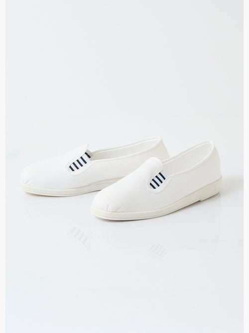 Mocassins toile largeur confort - Afibel - Kiabi Mocassins toile largeur confort - Afibel - Kiabi