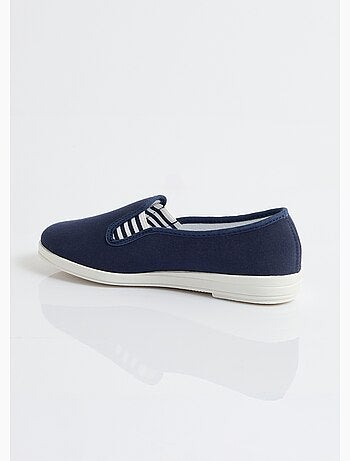 Mocassins toile largeur confort - Afibel