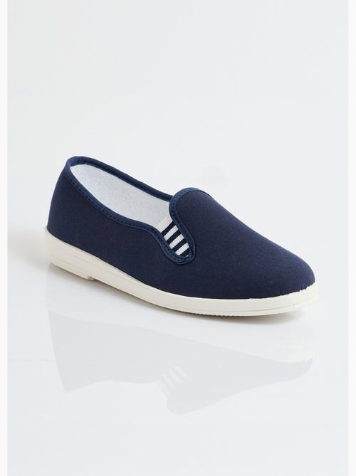 Mocassins toile largeur confort - Afibel - Kiabi
