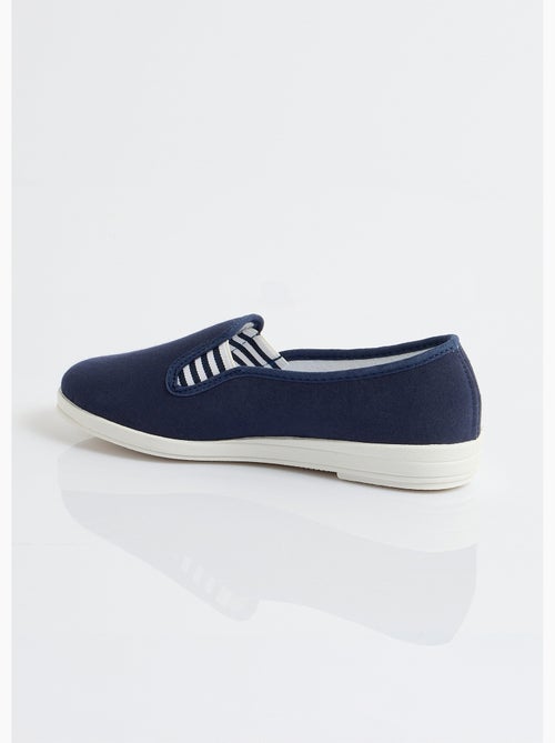 Mocassins toile largeur confort - Afibel - Kiabi