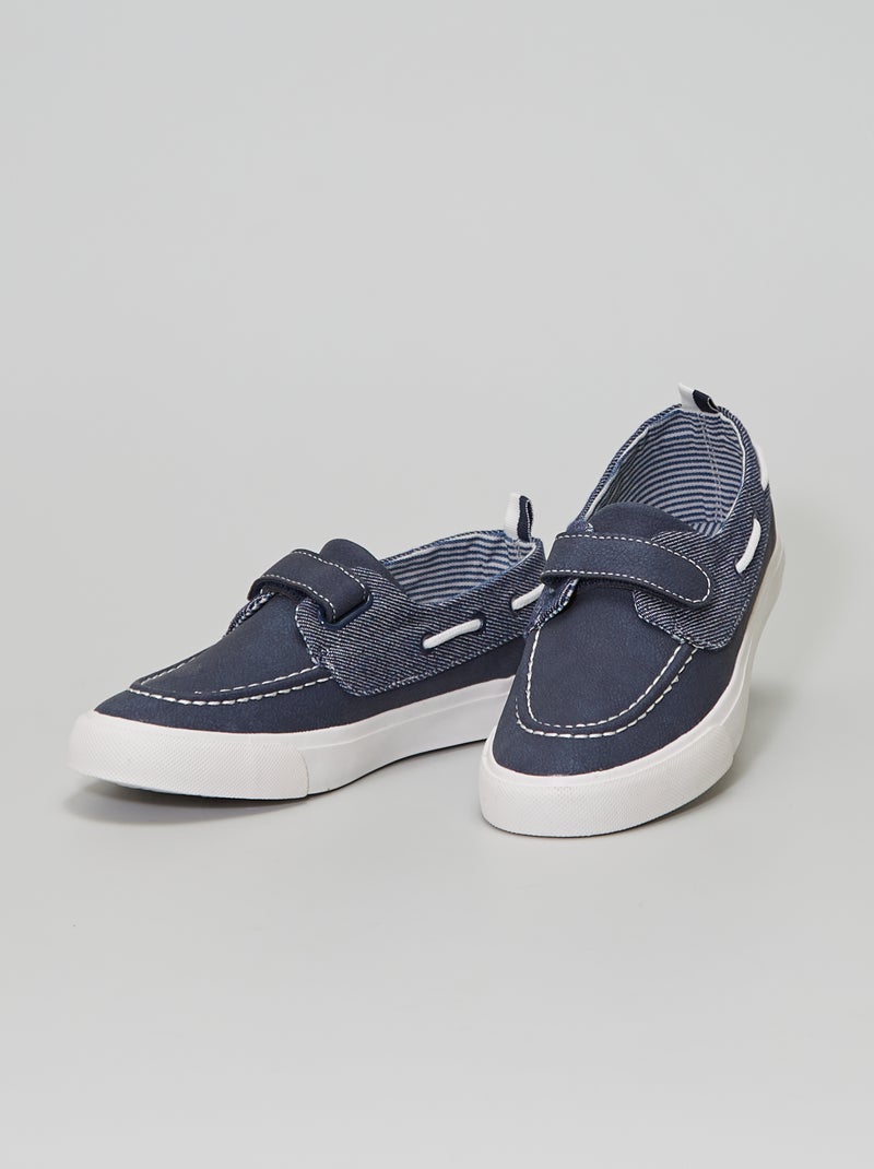 Mocassins type 'bateau' bleu - Kiabi