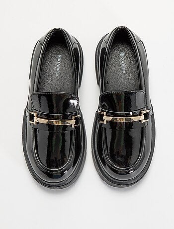 Mocassins vernies avec semelles crantées