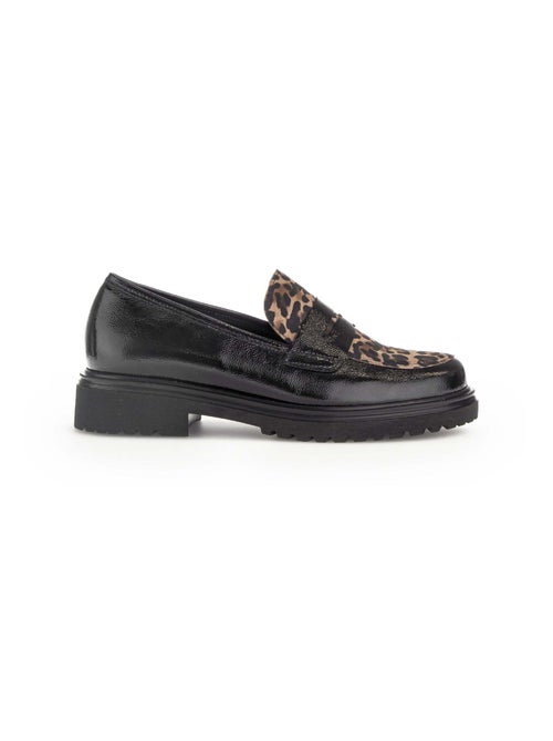 Mocassins  vernis à imprimé - Kiabi