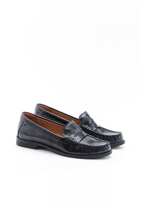 Mocassins vernis effet plissé - damart - Kiabi Mocassins vernis effet plissé - damart - Kiabi