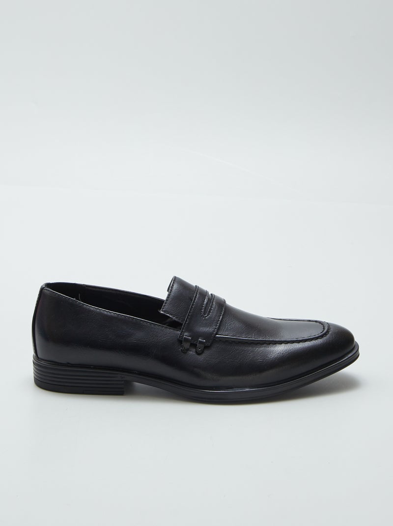 Mocassins vernis Noir - Kiabi