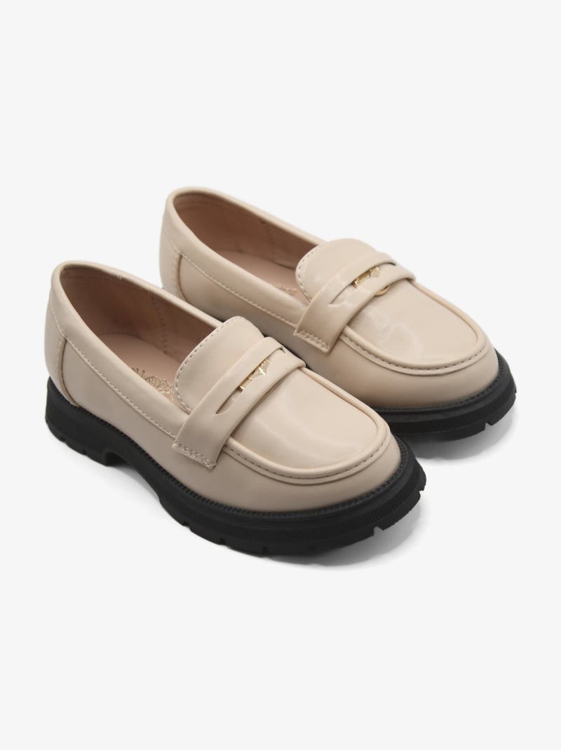Mocassins vintage Crème - Kiabi