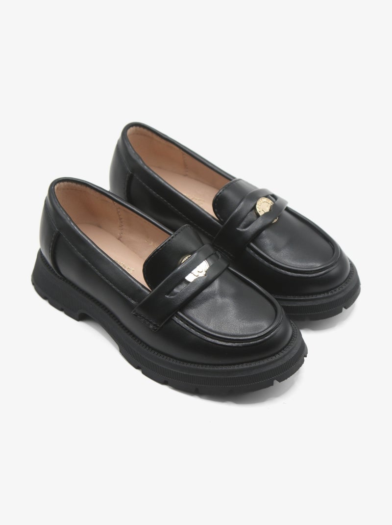 Mocassins vintage Noir - Kiabi