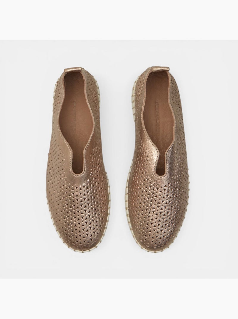 Mocassins Weinbrenner en cuir Bronze - Kiabi