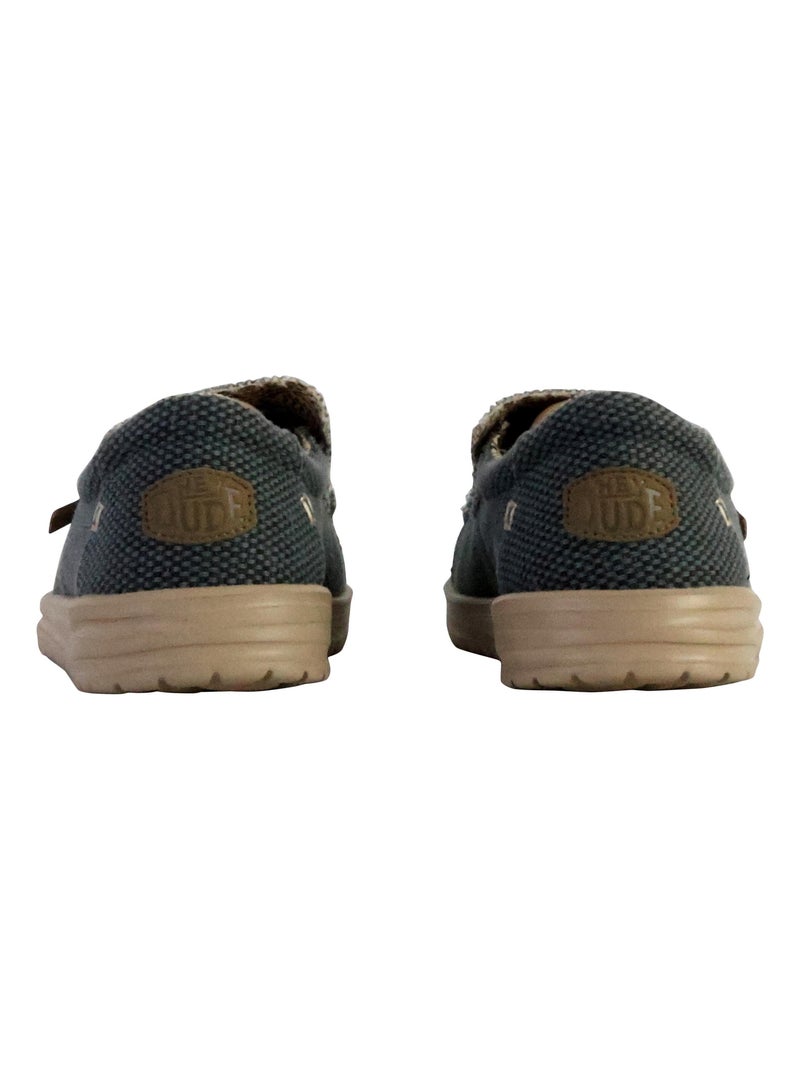 Moccassin à Enfiler Hey Dude Mikka Braided Bleu - Kiabi