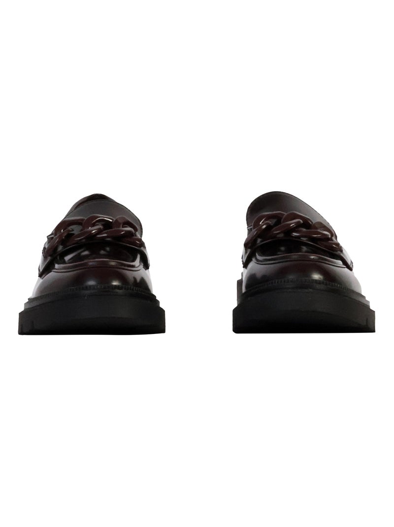 Moccassin à Enfiler The Divine Factory Bordeaux - Kiabi