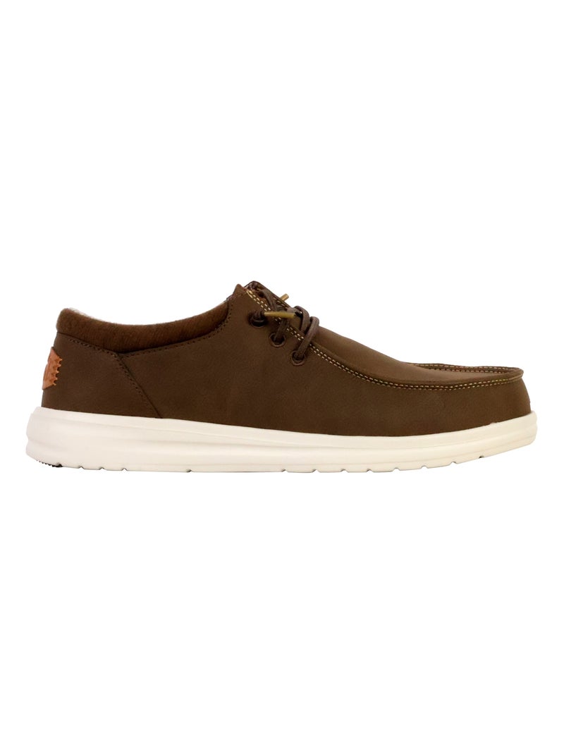 Moccassin à Lacets Hey Dude Paul Classic Marron - Kiabi