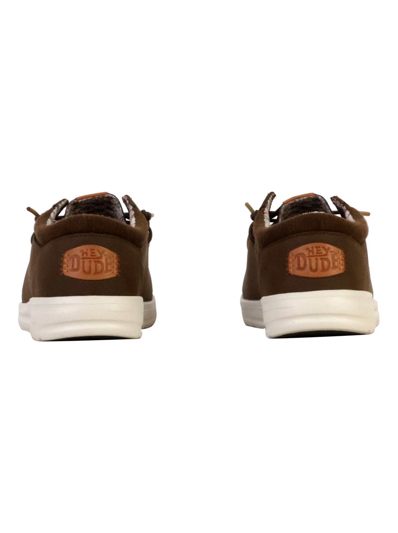 Moccassin à Lacets Hey Dude Paul Classic Marron - Kiabi
