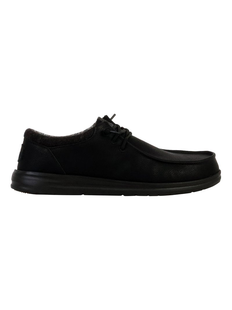 Moccassin à Lacets Hey Dude Paul Classic Noir - Kiabi