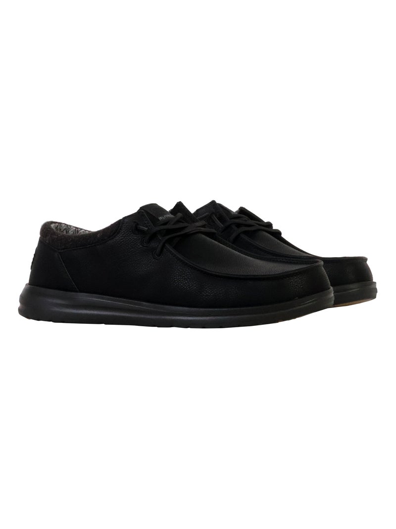 Moccassin à Lacets Hey Dude Paul Classic Noir - Kiabi