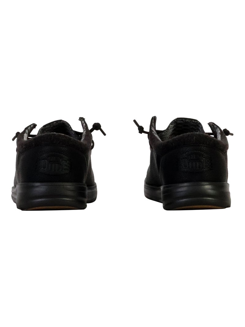 Moccassin à Lacets Hey Dude Paul Classic Noir - Kiabi