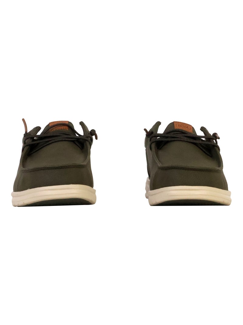Moccassin à Lacets Hey Dude Paul Classic Vert - Kiabi
