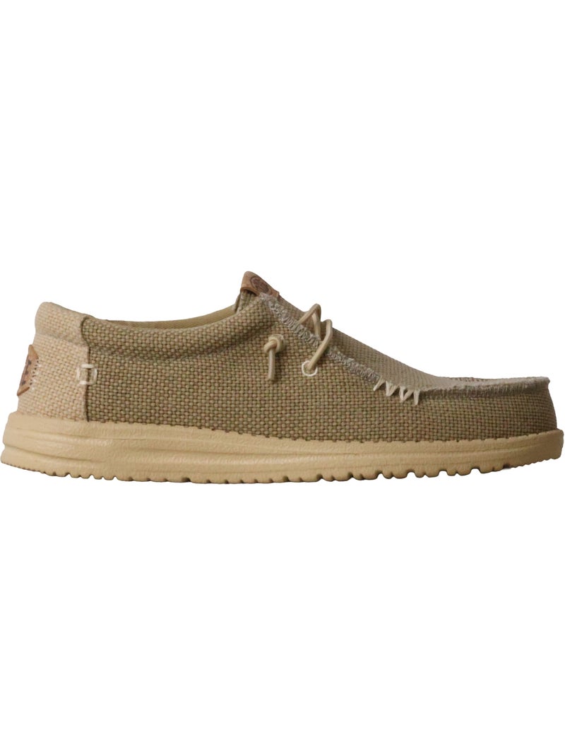 Moccassin à Lacets Hey Dude Wally Braided Gris - Kiabi