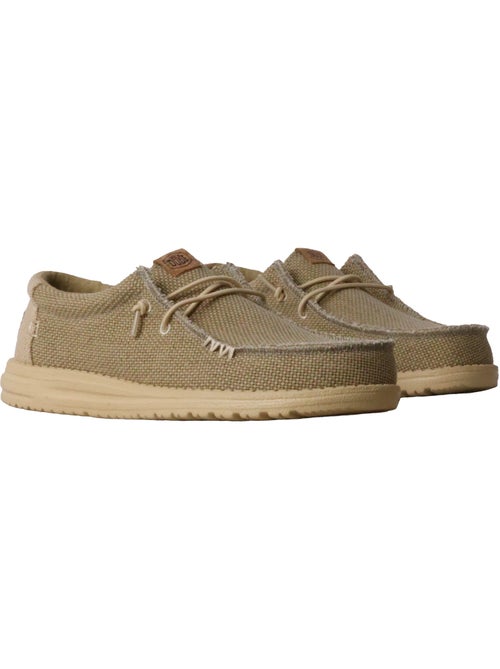 Moccassin à Lacets Hey Dude Wally Braided - Kiabi Moccassin à Lacets Hey Dude Wally Braided - Kiabi
