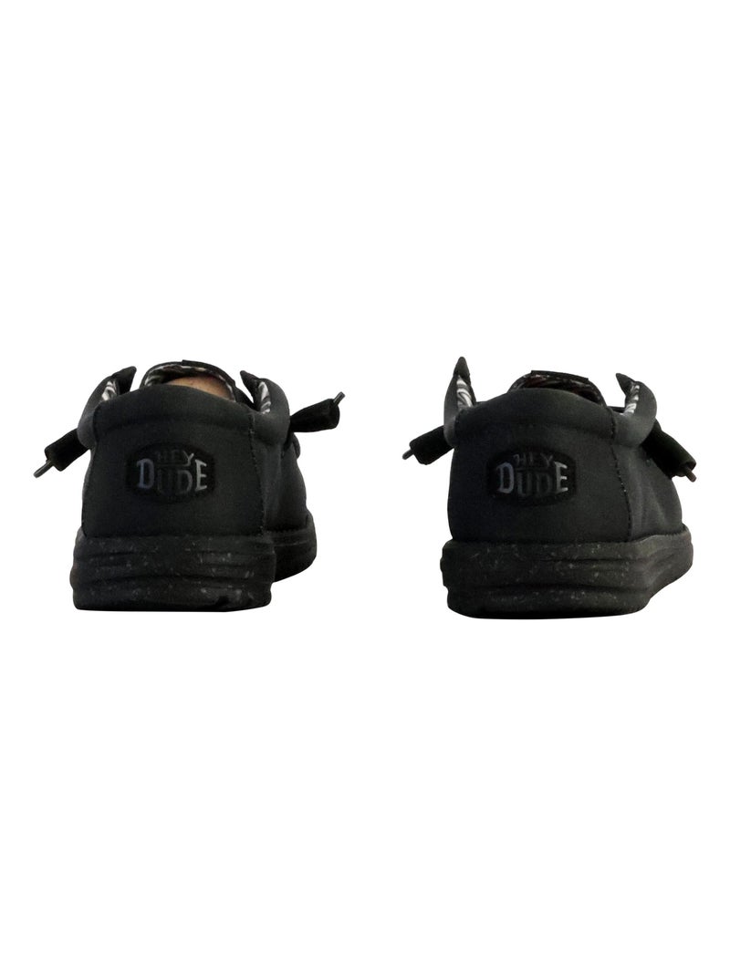 Moccassin à Lacets Hey Dude Wally Braided Noir - Kiabi