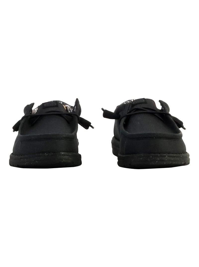 Moccassin à Lacets Hey Dude Wally Braided Noir - Kiabi